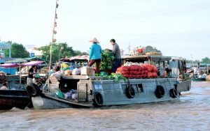 Tour đi chợ nổi bằng tàu